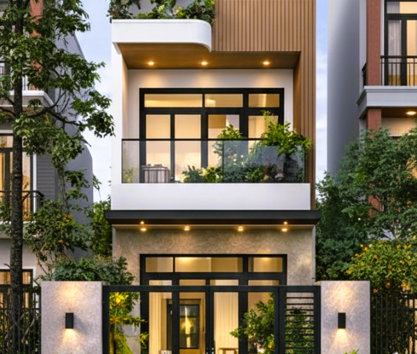 MẪU NHÀ PHỐ HIỆN ĐAI  TỐI GIẢN NHIỆT ĐỚI