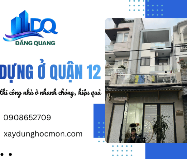 Xây dựng phường An Phú Đông - Thi công nhà phố, biệt thự ven sông
