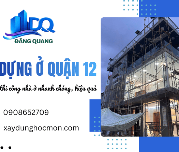 Xây dựng phường Thới An - Thi công nhà phố, nhà cấp 4 trọn gói